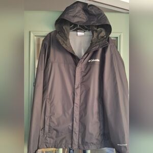 Columbia Men's Black Rain Jacket